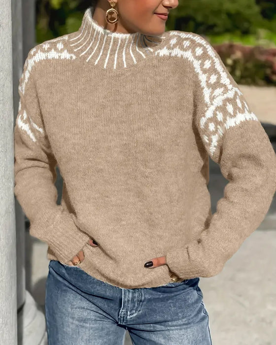 The Ivy™ — Graphic Knit Sweater