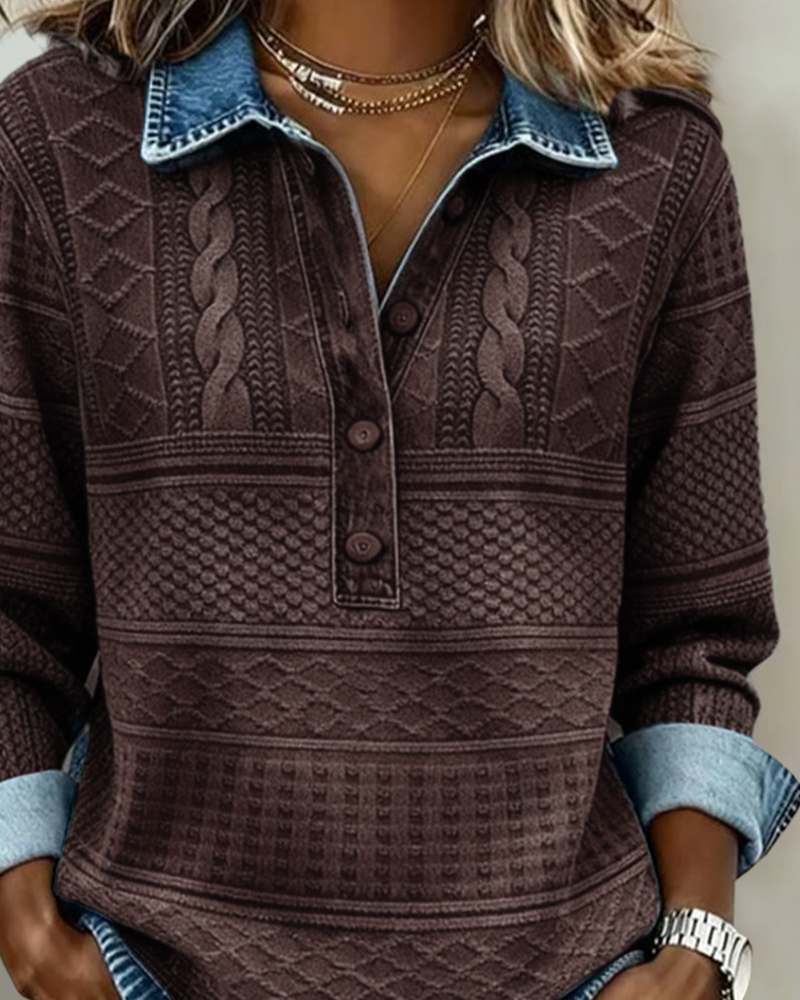 The Layla™ — Textured Henley