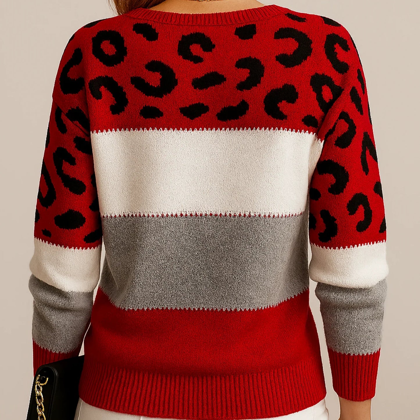 Pascaline | Elevated Leopard Print Sweater