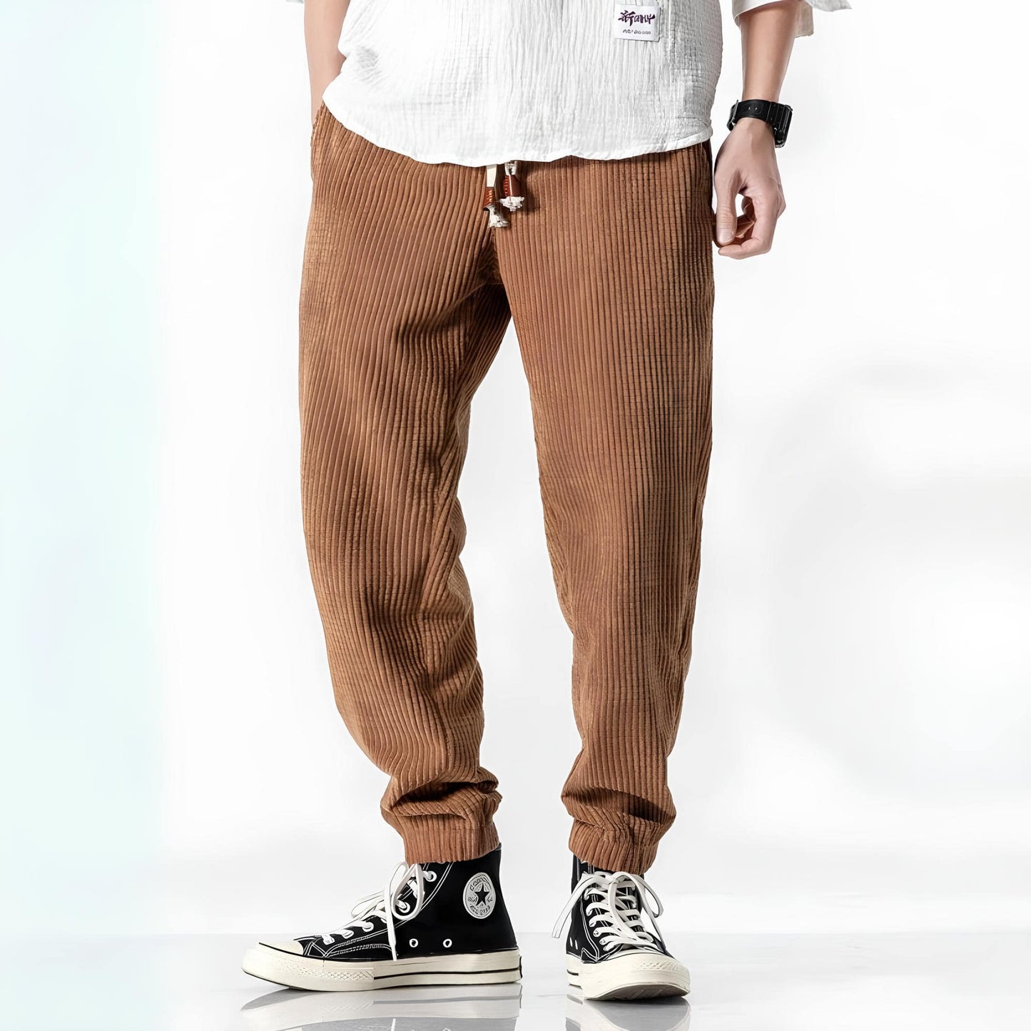 Nathan | Modern Corduroy Trousers