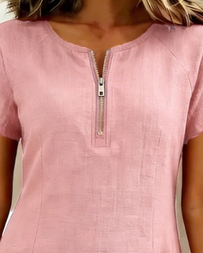 Poppy™ Zip-Front Dress