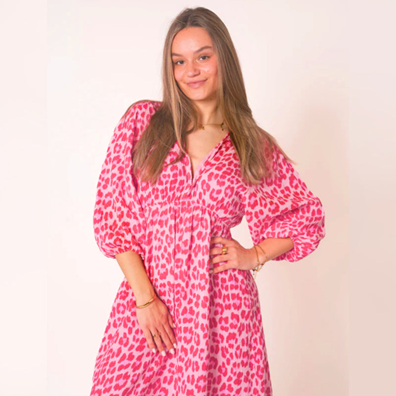 Zahra™ V-Neck Maxi Dress