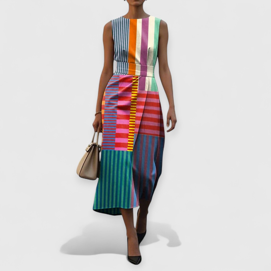 Tiana | Premium Floral Sleeveless Dress
