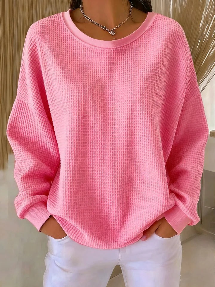 The Harper™ | Textured Soft-Knit Sweater.