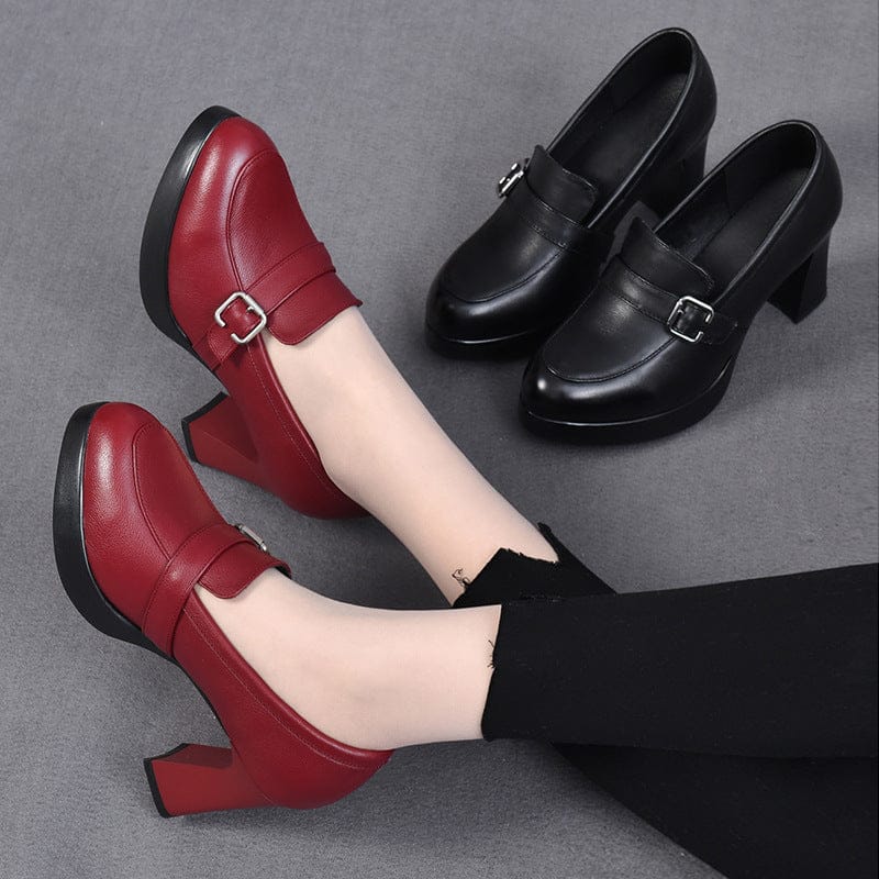 Colette City Block-Heel Loafer
