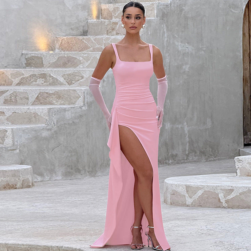 Livia™ | Elegant Open-Back Maxi Dress