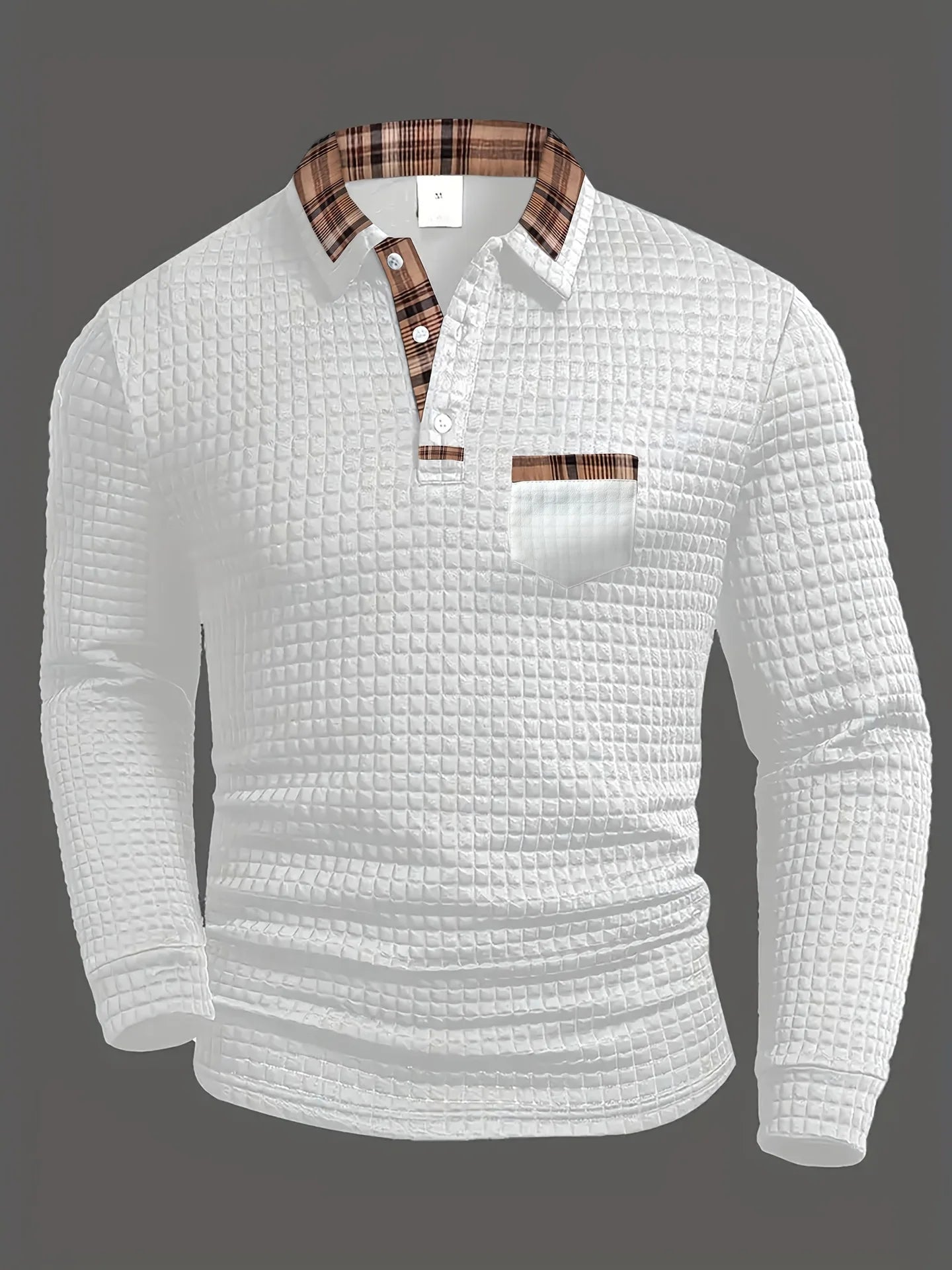 The Hudson™ | Textured Long-Sleeve Polo