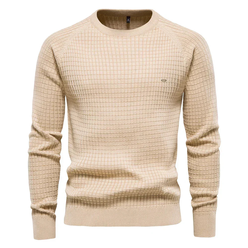 Heath | Men's Sweater With Diamond Pattern