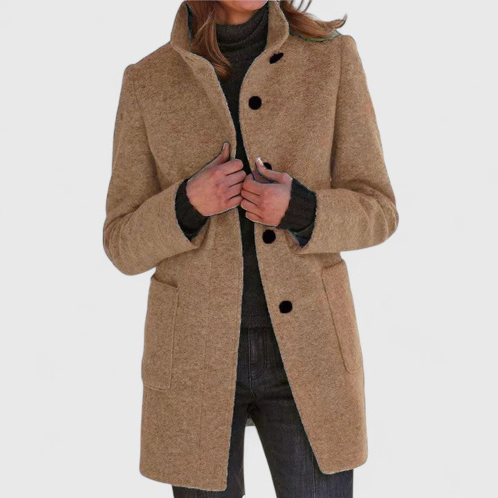 The Celine™ | Tailored Textured Coat