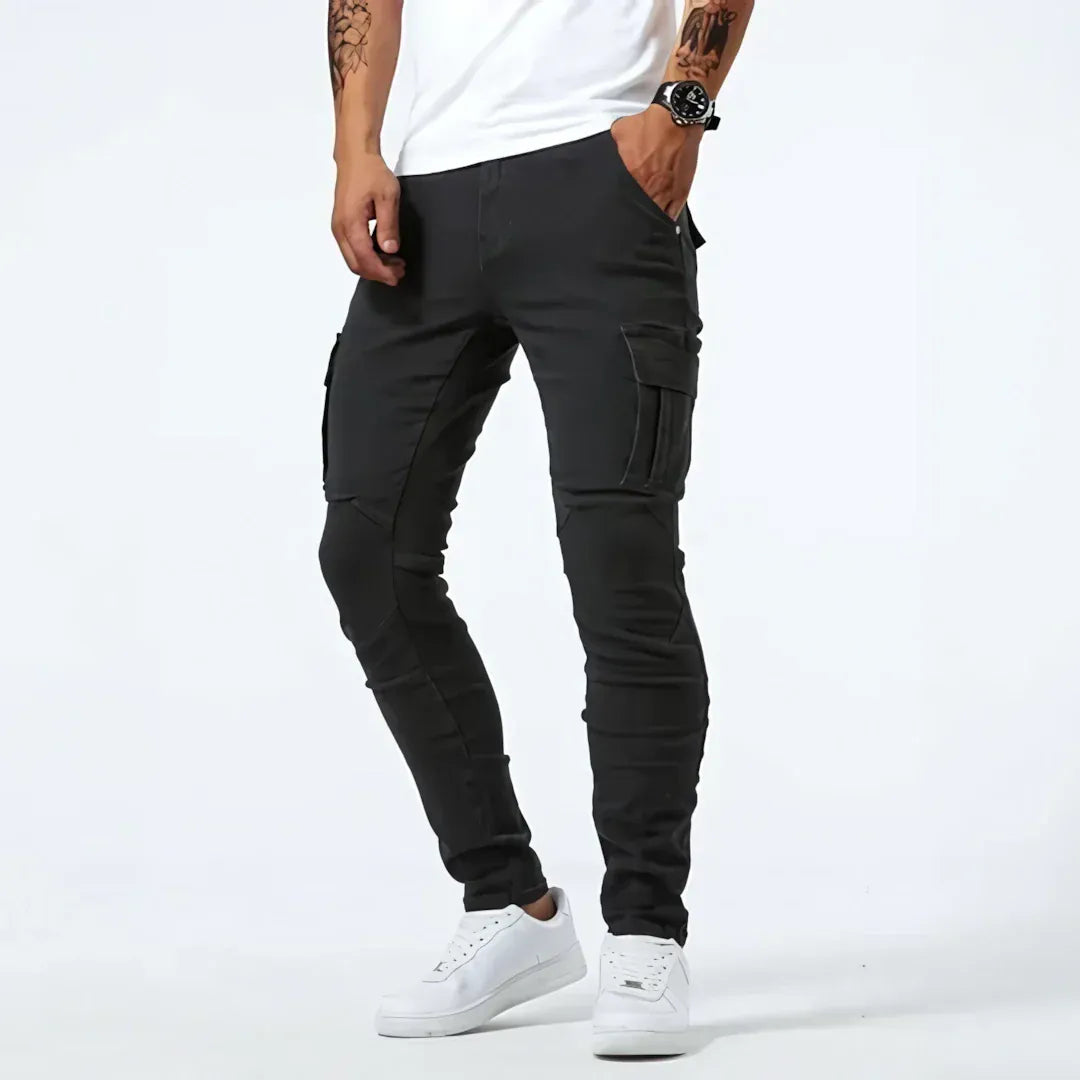 Edmund | Cargo Denim Skinny Jeans