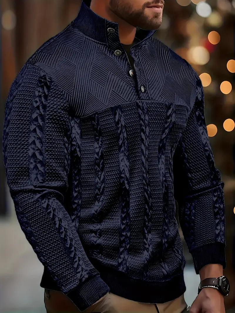Dawson | Long Sleeve Sweater With Striped