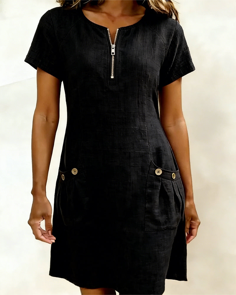 Poppy™ Zip-Front Dress