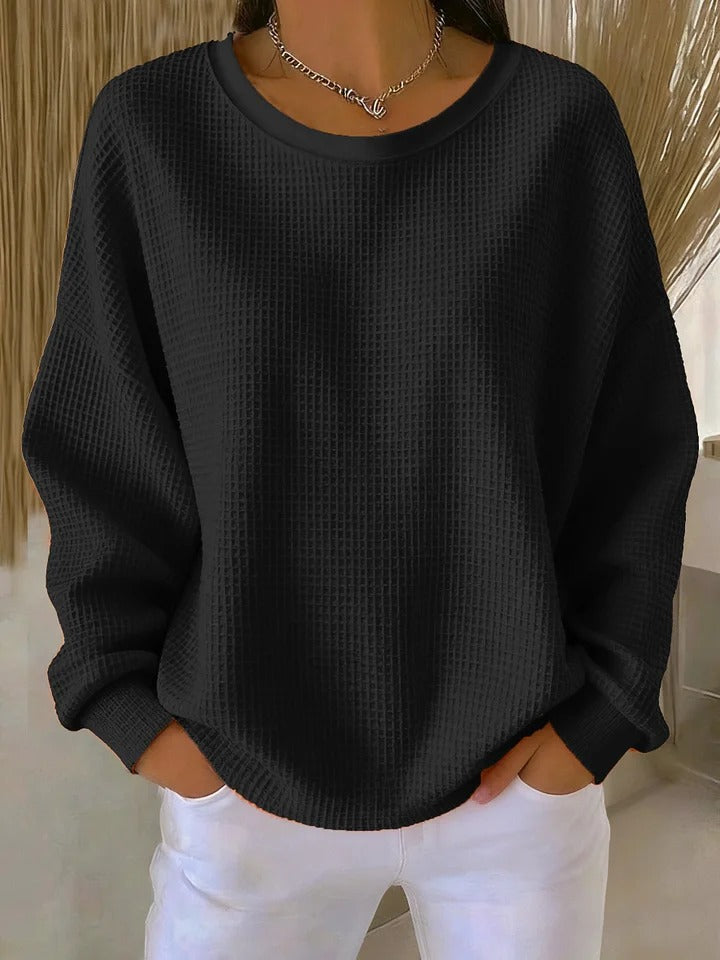 The Harper™ | Textured Soft-Knit Sweater.