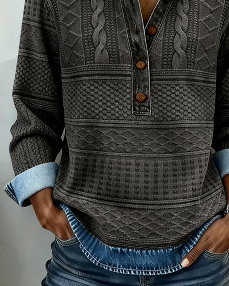 The Layla™ — Textured Henley