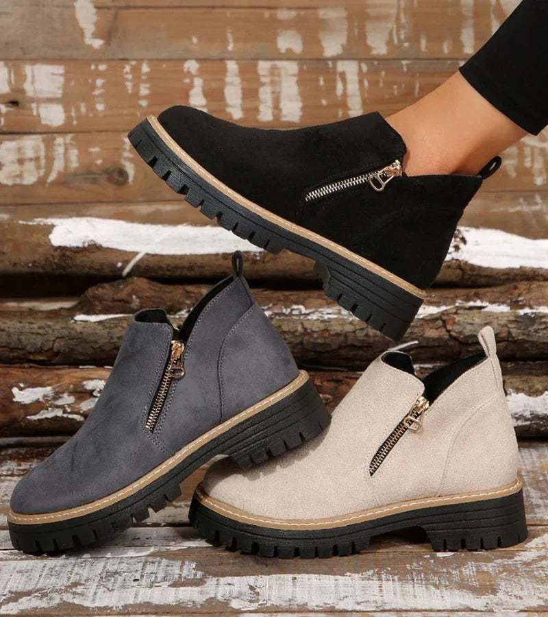 The Ava™ — Comfort Ankle Boots