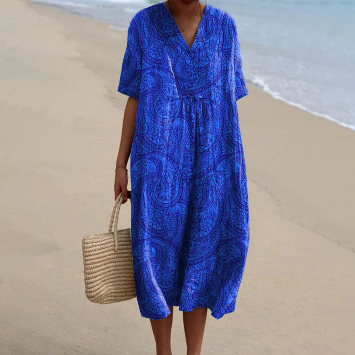 Ailani™ | Abstract Relaxed-Fit Summer Dress