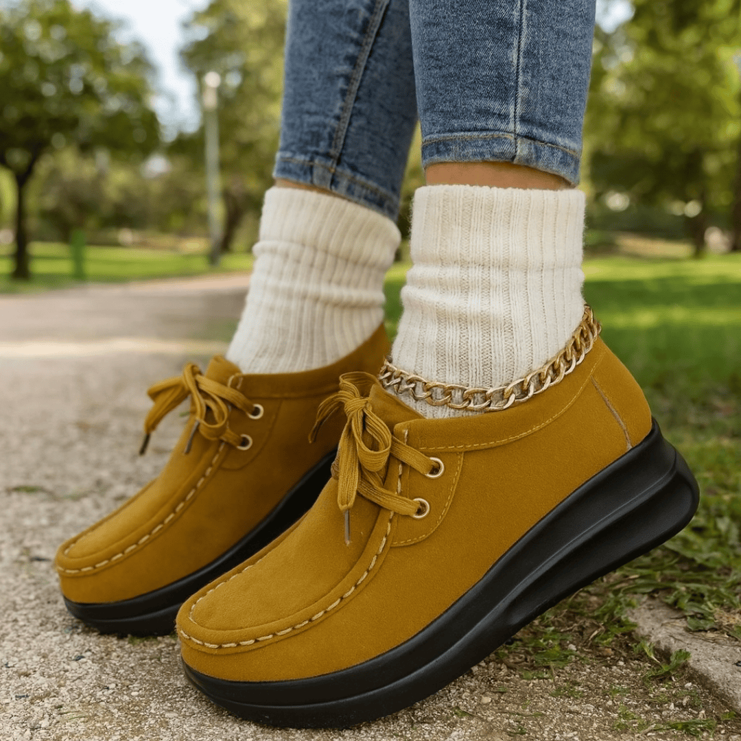Maelle Suede-Look Lace Loafer
