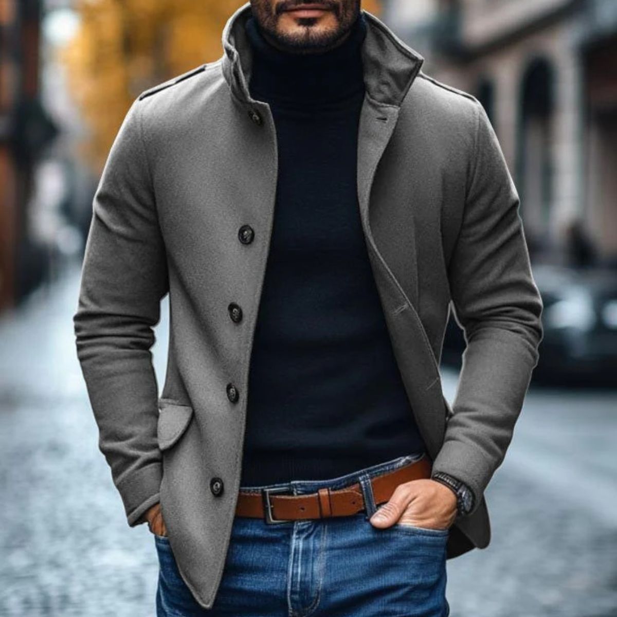 The Sebastian™ — Tailored Wool Overcoat