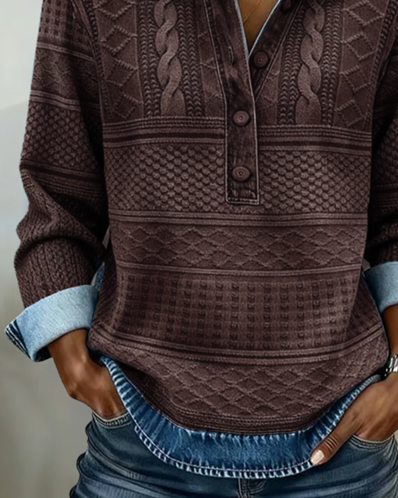 The Layla™ — Textured Henley