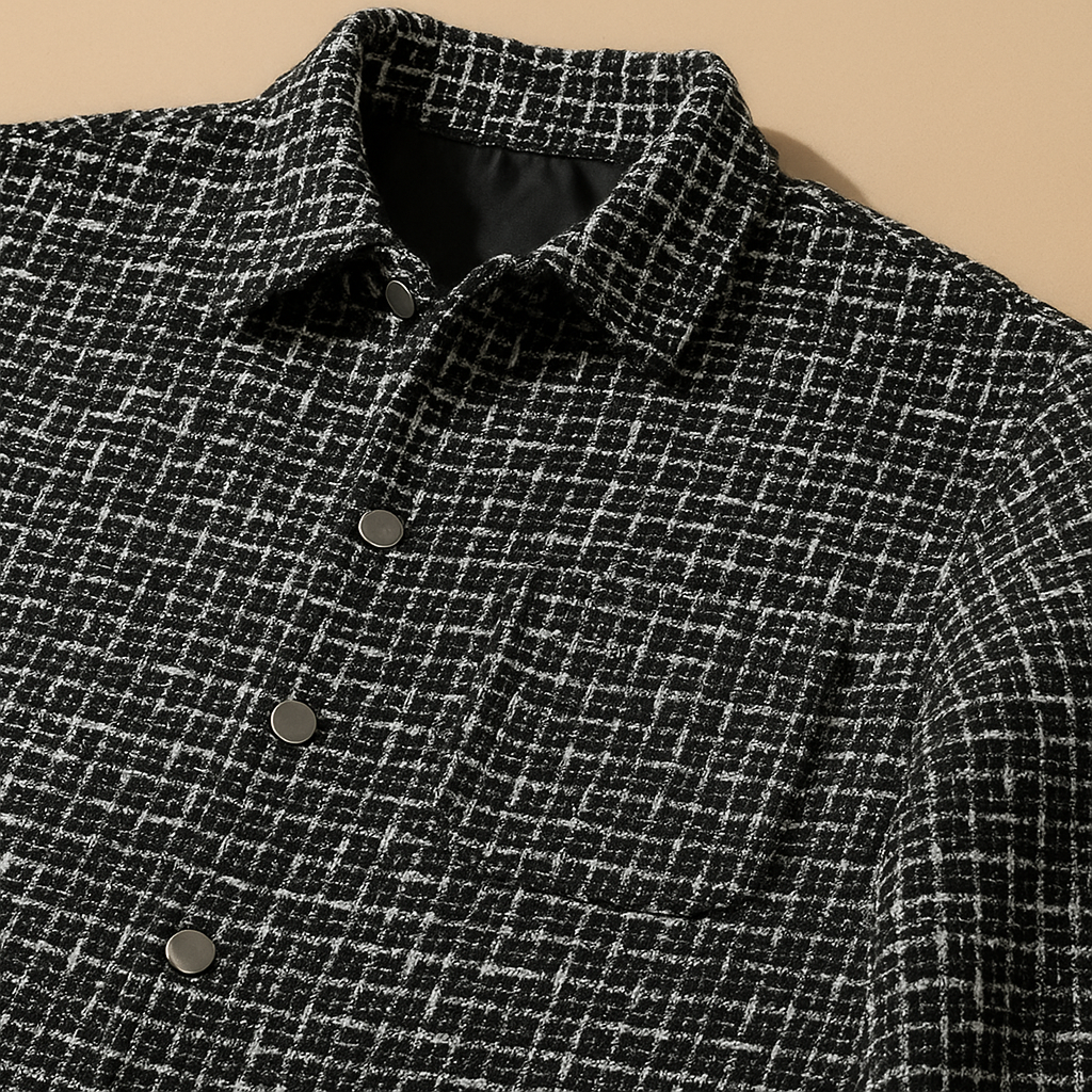 Alex | Houndstooth Tweed Jacket