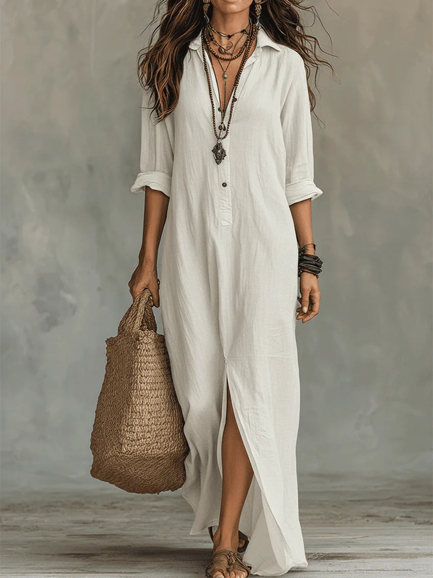 Sienna™ Relaxed Maxi Shirt Dress