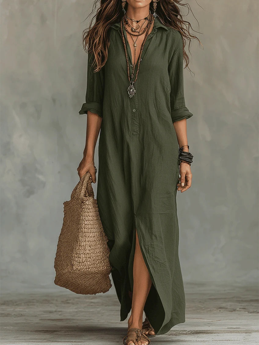 Sienna™ Relaxed Maxi Shirt Dress