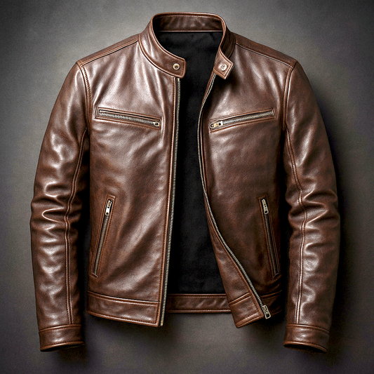 The Hawthorne™ | Premium Vintage Leather Everyday Jacket