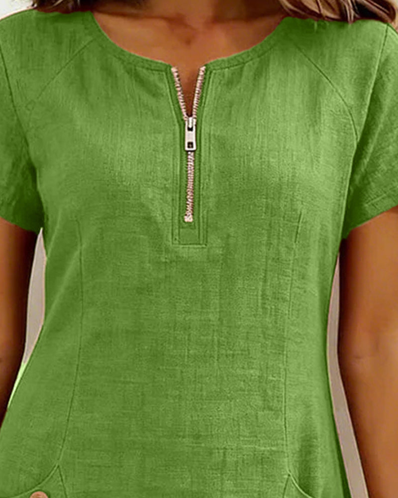 Poppy™ Zip-Front Dress