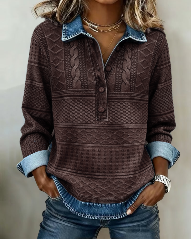 The Layla™ — Textured Henley