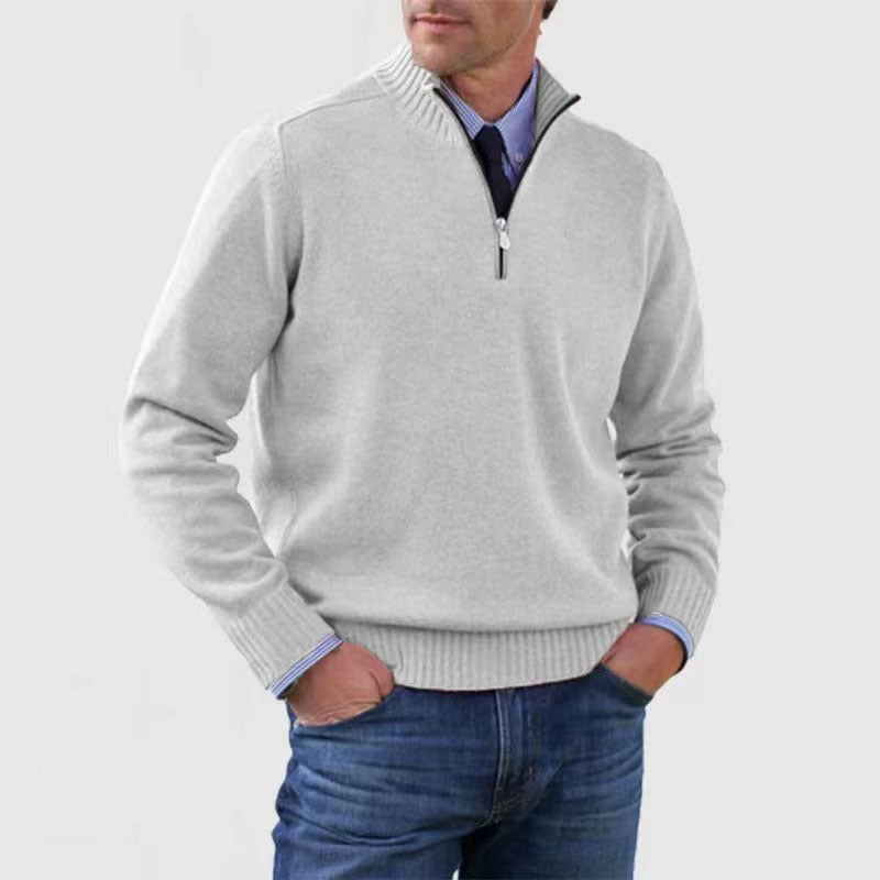 The Howard™ | Essential Zip-Neck Sweater