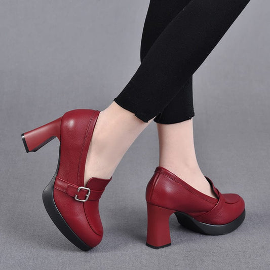 Colette City Block-Heel Loafer