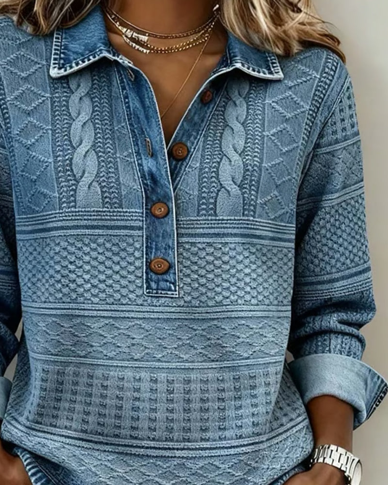 The Layla™ — Textured Henley