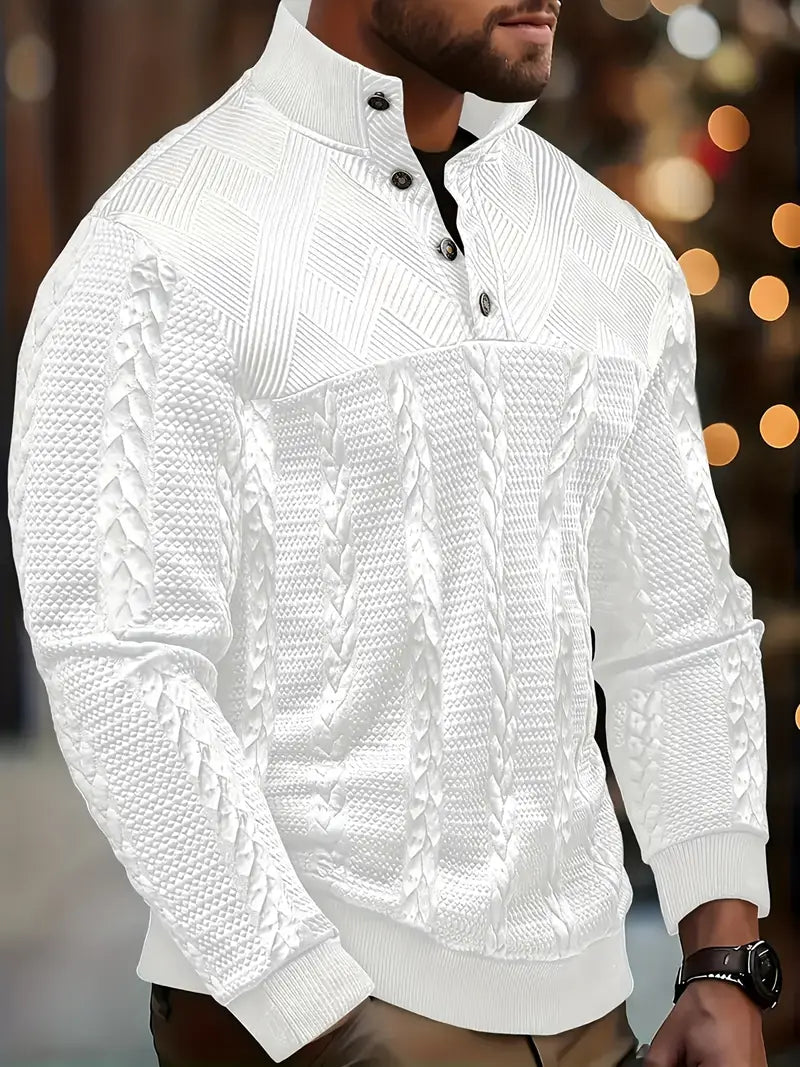 Dawson | Long Sleeve Sweater With Striped