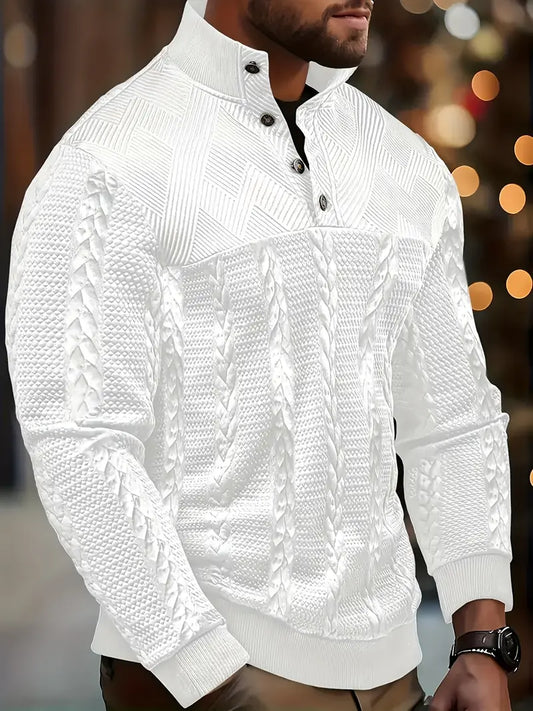 Dawson | Long Sleeve Sweater With Striped