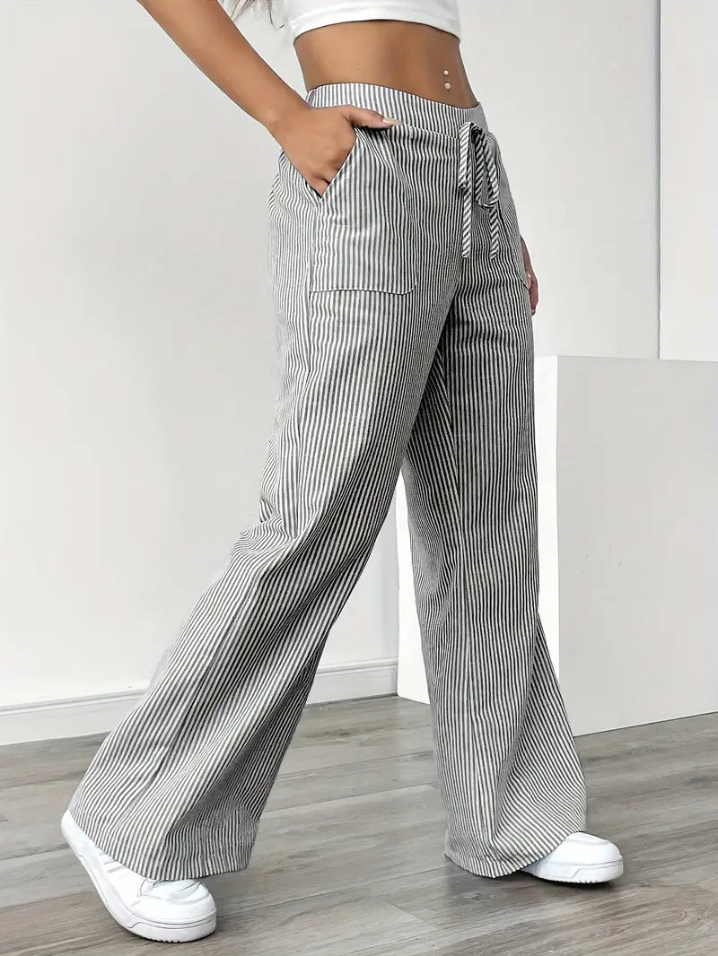 Alina | Elegant Striped Pant