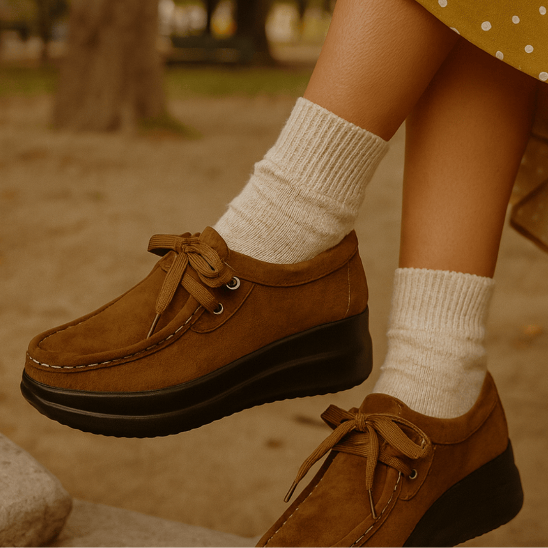 Maelle Suede-Look Lace Loafer
