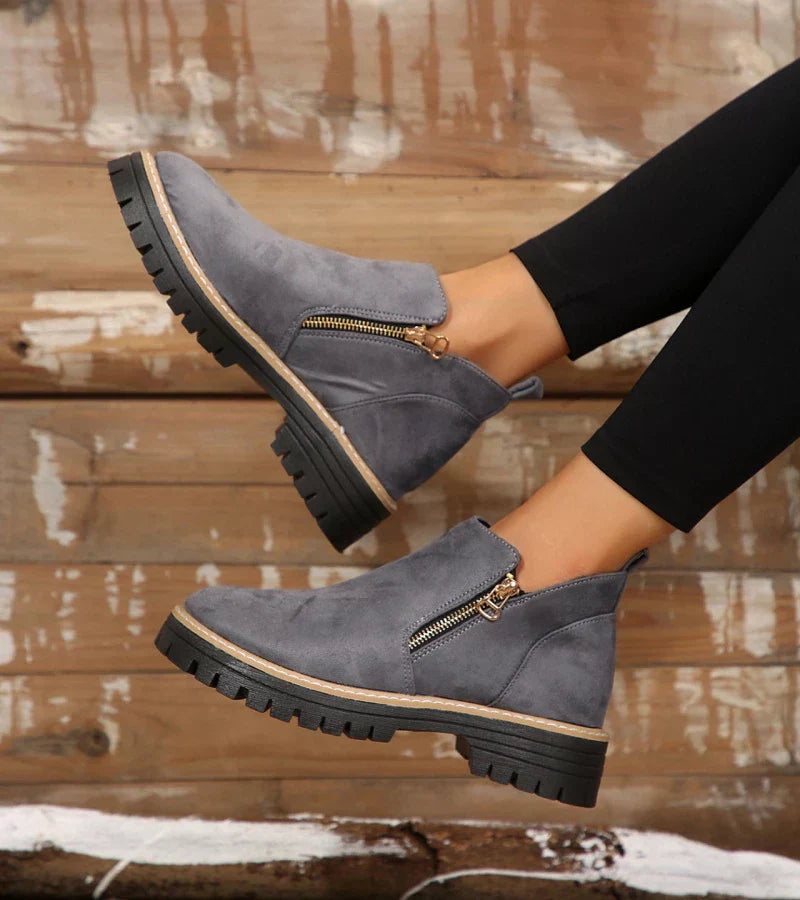 The Ava™ — Comfort Ankle Boots