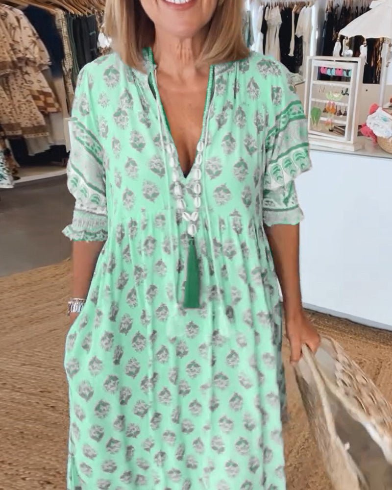 The Florence V-Neck Midi