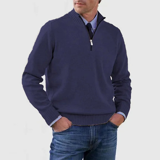 The Howard™ | Essential Zip-Neck Sweater