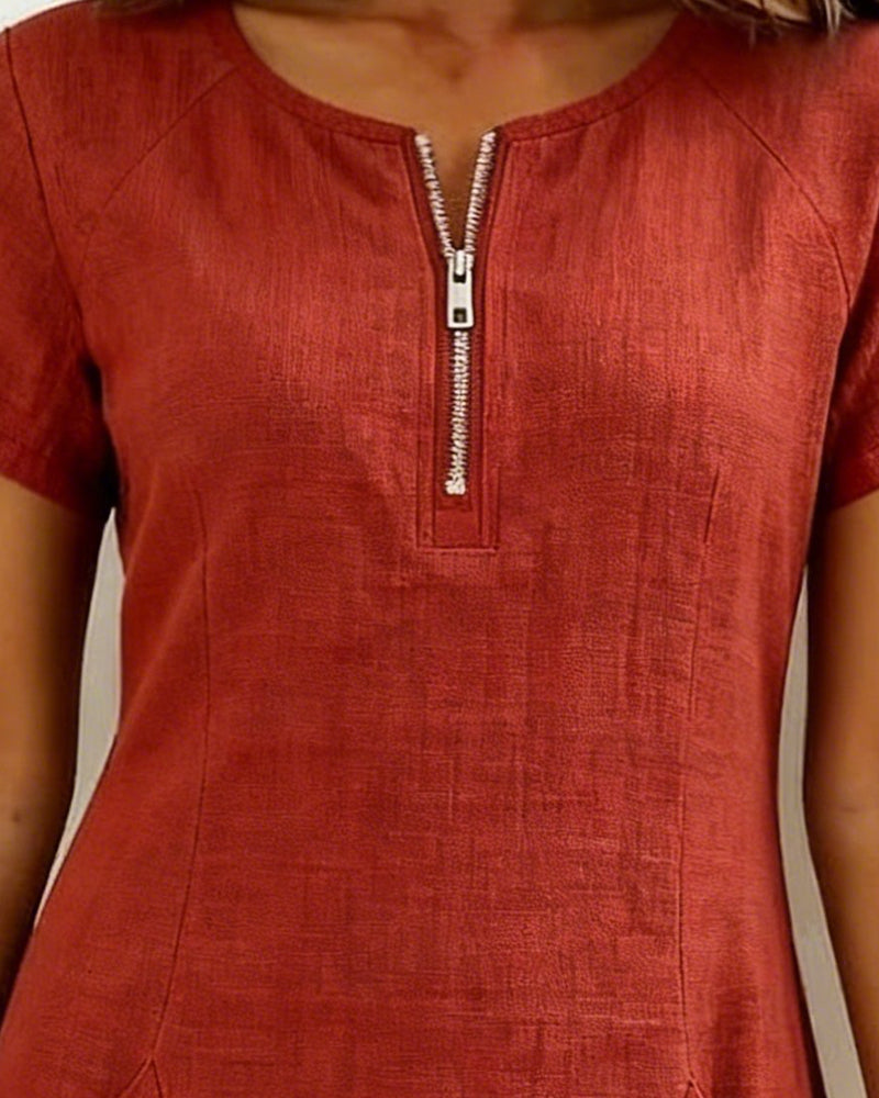 Poppy™ Zip-Front Dress