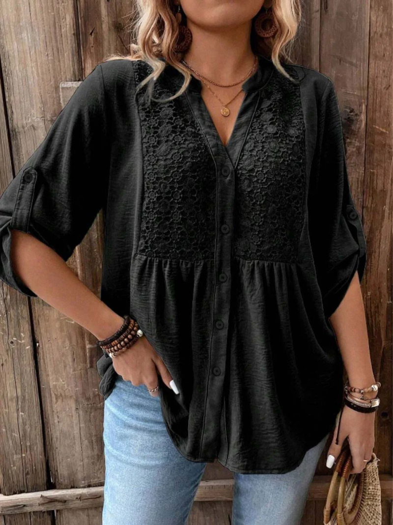 The Nova™ — Graphic Flattering Blouse