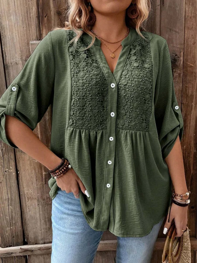 The Nova™ — Graphic Flattering Blouse