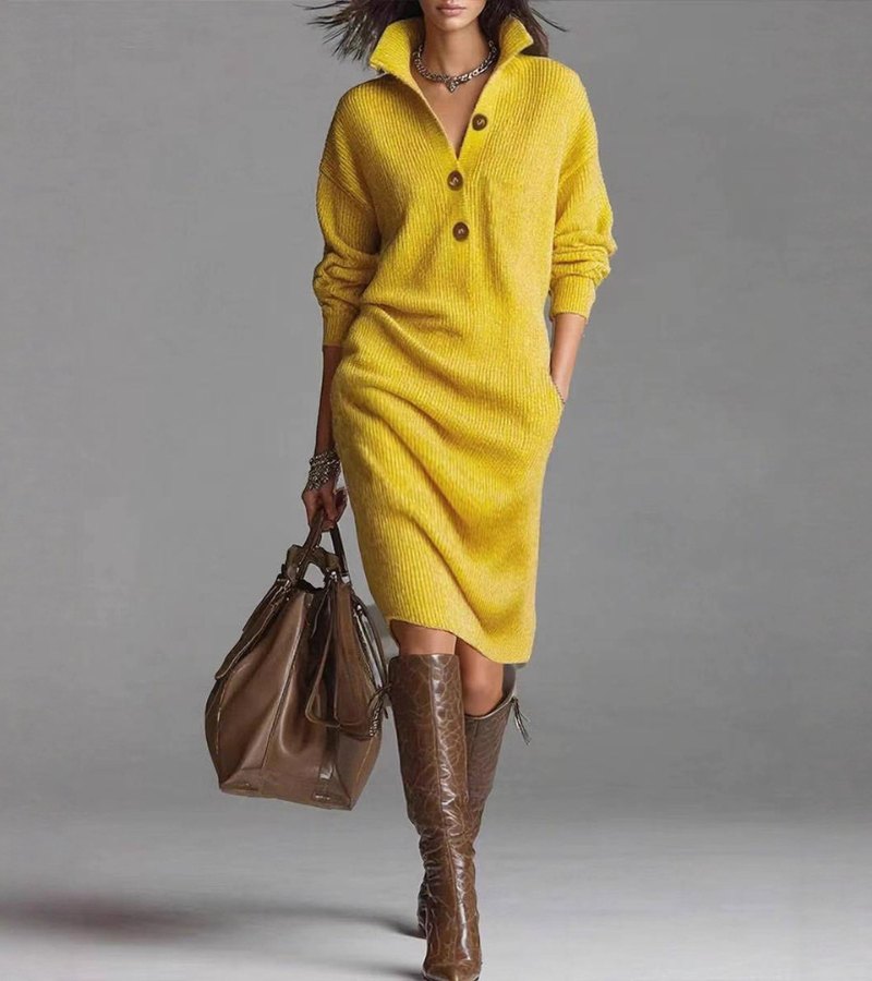 The Pansy™ — Knit Midi Dress