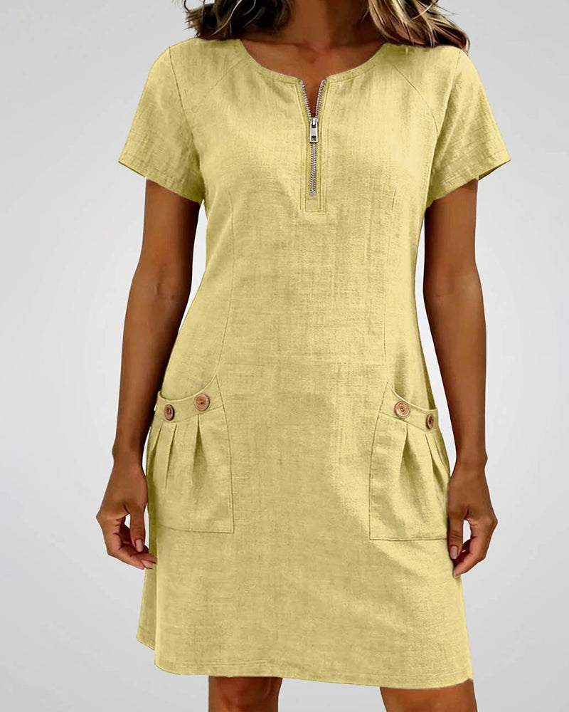 Poppy™ Zip-Front Dress