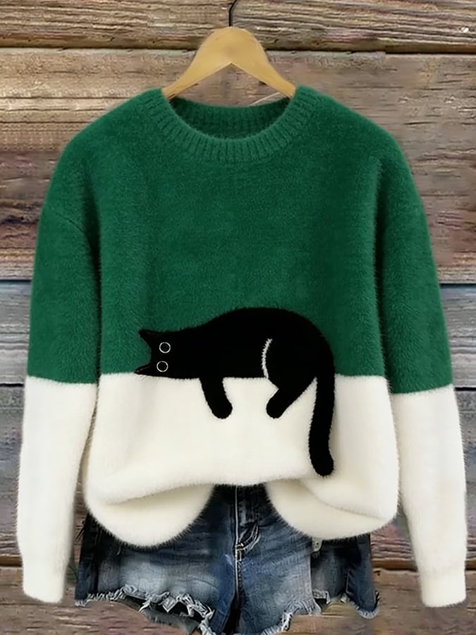 Marlowe™ Soft Cat Graphic Jumper