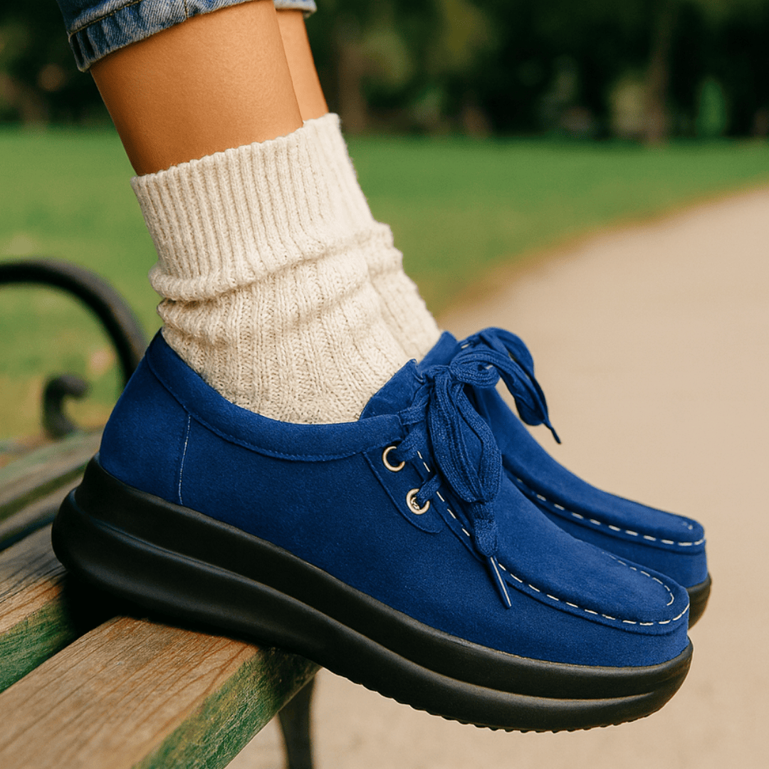 Maelle Suede-Look Lace Loafer