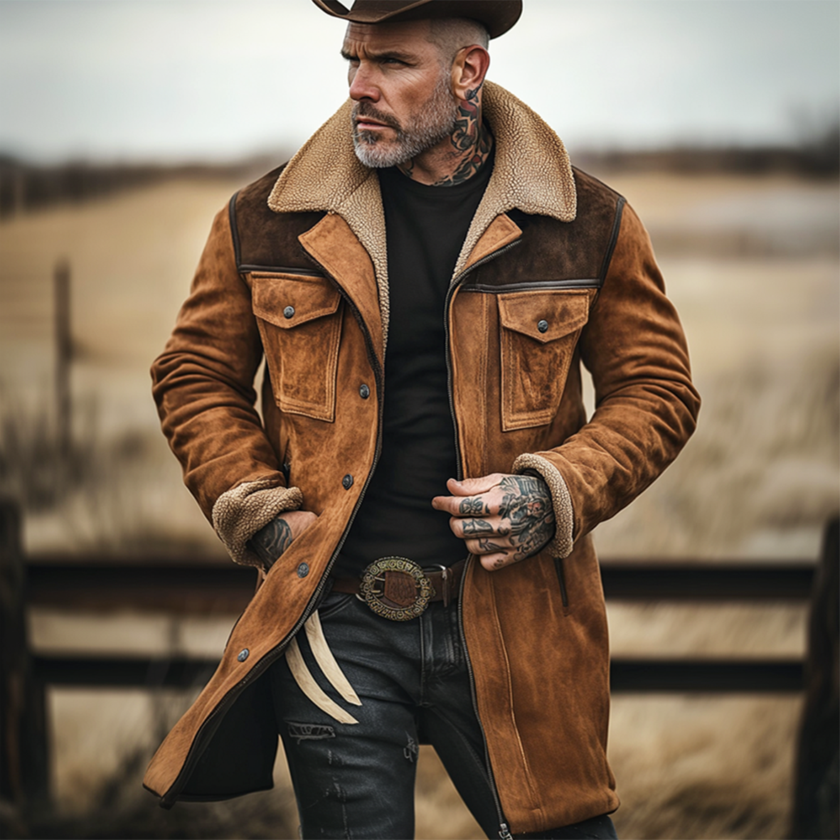 Kellan | Classic Long Coat For Men