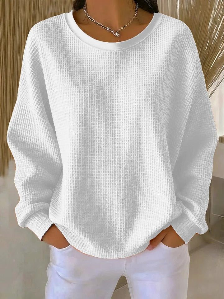 The Harper™ | Textured Soft-Knit Sweater.