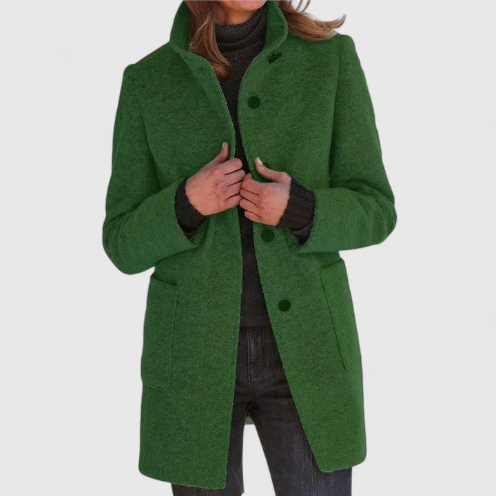 The Celine™ | Tailored Textured Coat
