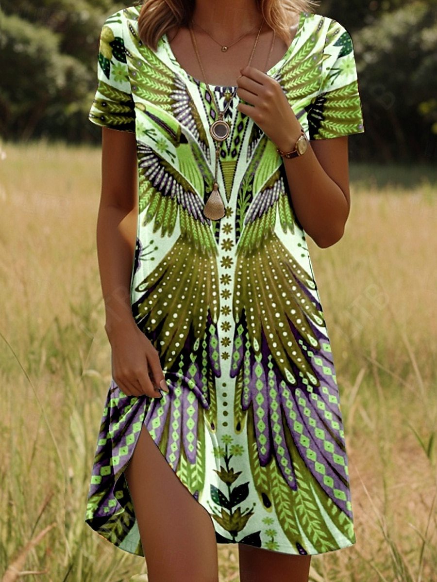 Reese™ Trendy Ethnic Printed Summer Dress